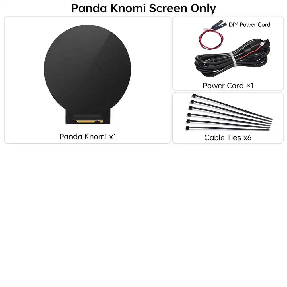 Panda Knomi Display Screen Customize UI OTA Firmware Real-Time Updates for Bambu Lab P1 A1 X1 A1 MINI Panda Branch