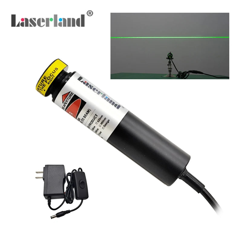 532Nm Green Laser Line Module Generator Projector Swamp Haunted House Effects