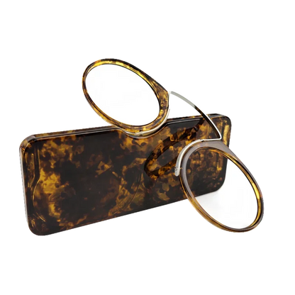 Clip Nose Mini Reading Glasses Men Women Readers Glasses Prescription Glasses without Sideburns Pince-Nez