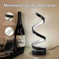 LED Night Light Spiral Table Lamp Modern Bedside Lamps Dimmable Night Lamp Office Living Room Bedroom Decoration Night Lights