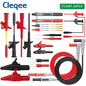 P1300 Series Multimeter Test Lead Kit 4Mm Banana Plug Cable Test Hook Clip Probe Alligator Clip Automotive Tool Kit