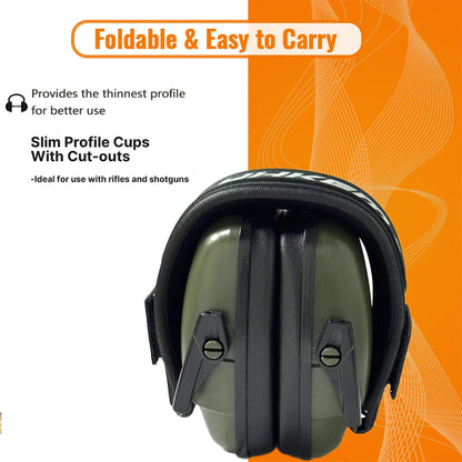 Tactical Earmuff Ear Protection Hearing Protection Passive Protector for Shooting Earmuffs NRR 25Db Noise Reduction