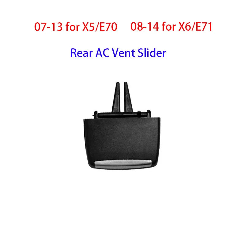 For BMW X5 X6 E70 E71 Air Conditioning Vent Toggle Piece Outlet Card Pad Clip Repair Bag Wind Direction Adjustment Plectrum Knob