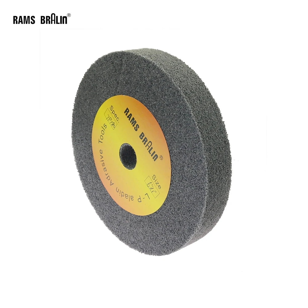 1 Piece 6X1In. Stainless Steel Polishing Buffing Wheel Bench Grinder Abrasive Grinding Wheel