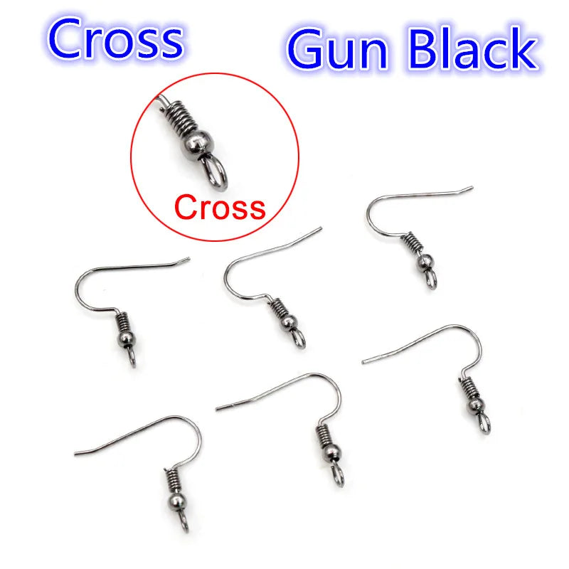 100Pcs/Lot 20X17Mm DIY Earring Findings Earrings Clasps Hooks Fittings DIY Jewelry Making Accessories Iron Hook Earwire Jewelry