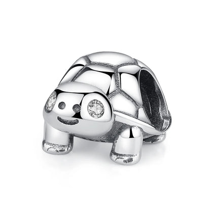 Original 925 Sterling Silver Charm Bead Love Dog Cat Paw Panda Firefly Pendant Charms Fit Bracelets Necklaces Women Jewelry