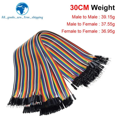 Dupont Line 10CM 20CM 30CM 40Pin Male to Male + Male to Female and Female to Female Jumper Wire Dupont Cable for Arduino