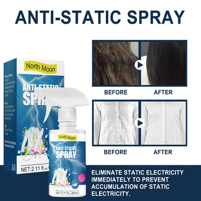 60 ML Wrinkle Release Spray Remove Static Clothing Spray Home Antistatic Spray Static Remover Sprays Clothes Supply