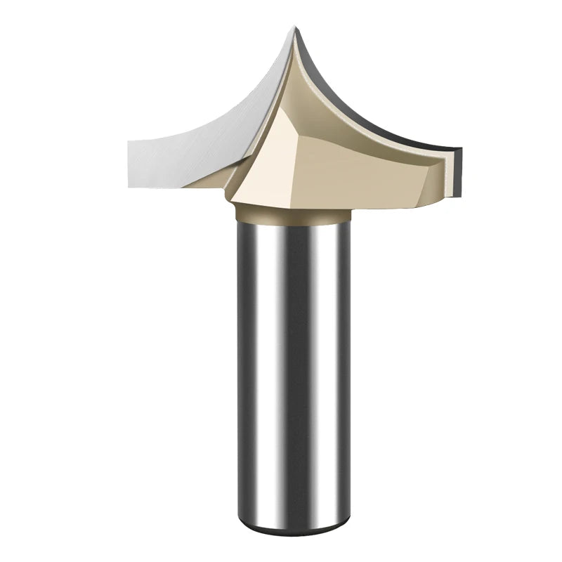 Point Cutting round over Bit Woodworking Tools Carving Tool Tungsten Carbide CNC Router Bit for Wood 1/2 Shank
