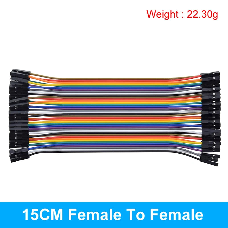 Dupont Line 10CM 20CM 30CM 40Pin Male to Male + Male to Female and Female to Female Jumper Wire Dupont Cable for Arduino
