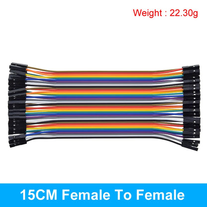 Dupont Line 10CM 20CM 30CM 40Pin Male to Male + Male to Female and Female to Female Jumper Wire Dupont Cable for Arduino