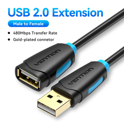 USB 3.0 Extension Cable USB 2.0 Cable USB Male to Female Data Cord for Smart TV PS4 Xbox One PC USB 3.0 Extension Cable