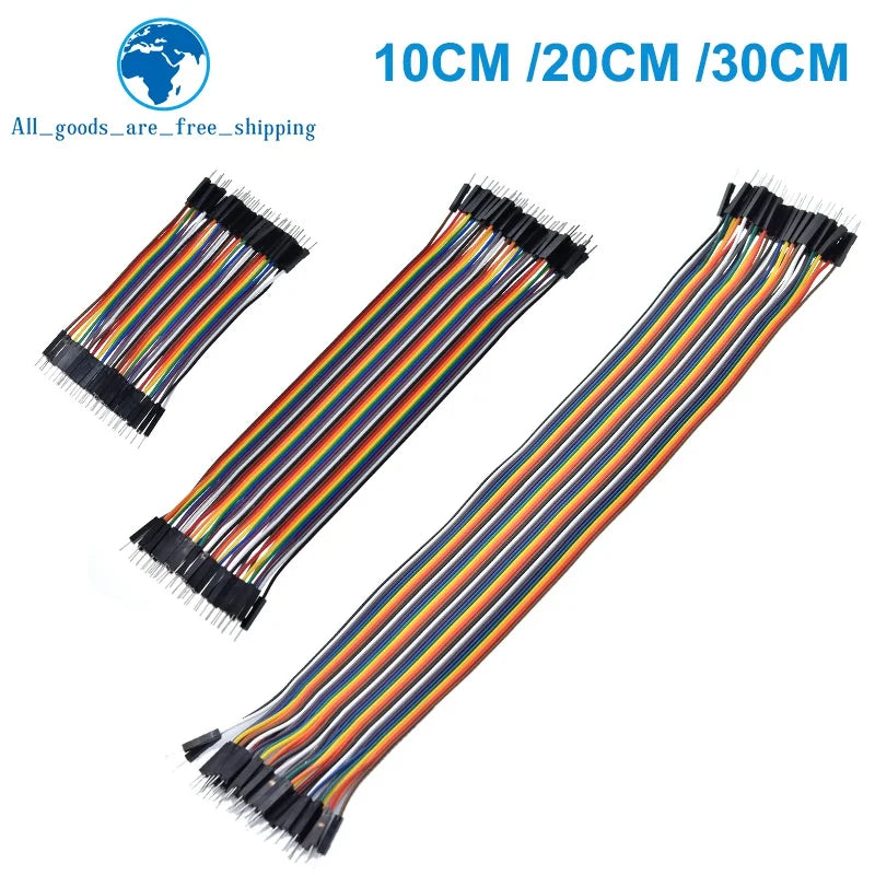 Dupont Line 10CM 20CM 30CM 40Pin Male to Male + Male to Female and Female to Female Jumper Wire Dupont Cable for Arduino