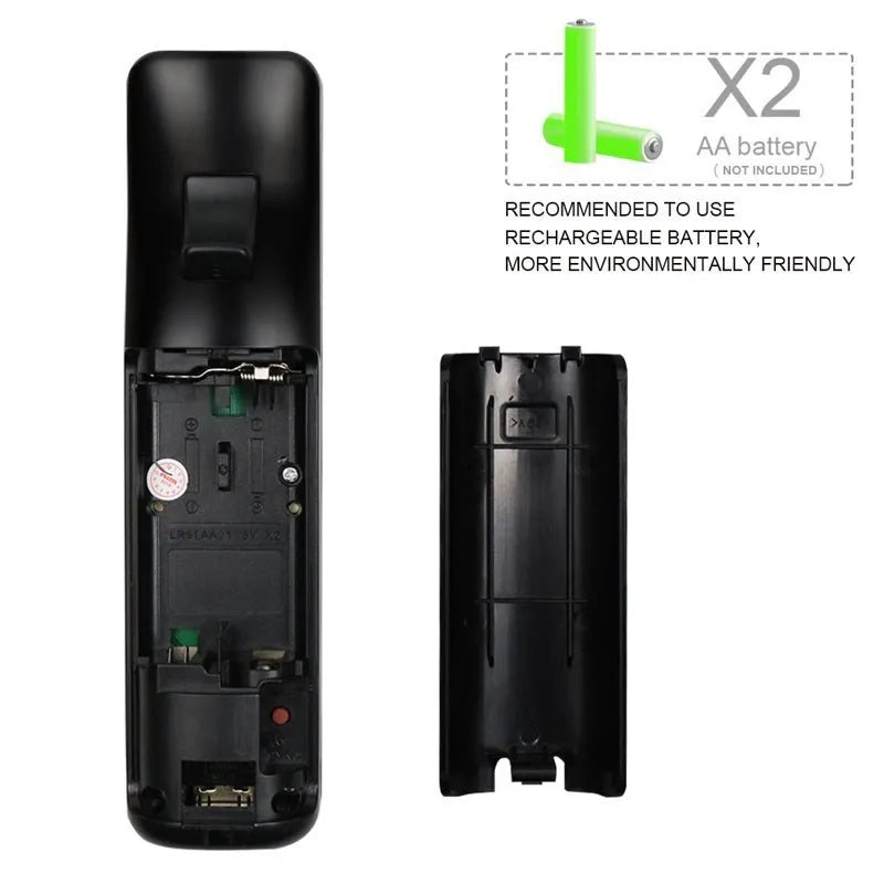 2 in 1 Controller for Nintendo Wii Console Wireless Gamepad Optional Motion plus Nunchuck Remote Joystick Video Game Accessories