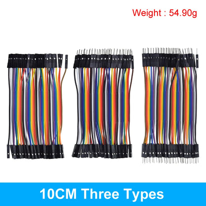 Dupont Line 10CM 20CM 30CM 40Pin Male to Male + Male to Female and Female to Female Jumper Wire Dupont Cable for Arduino