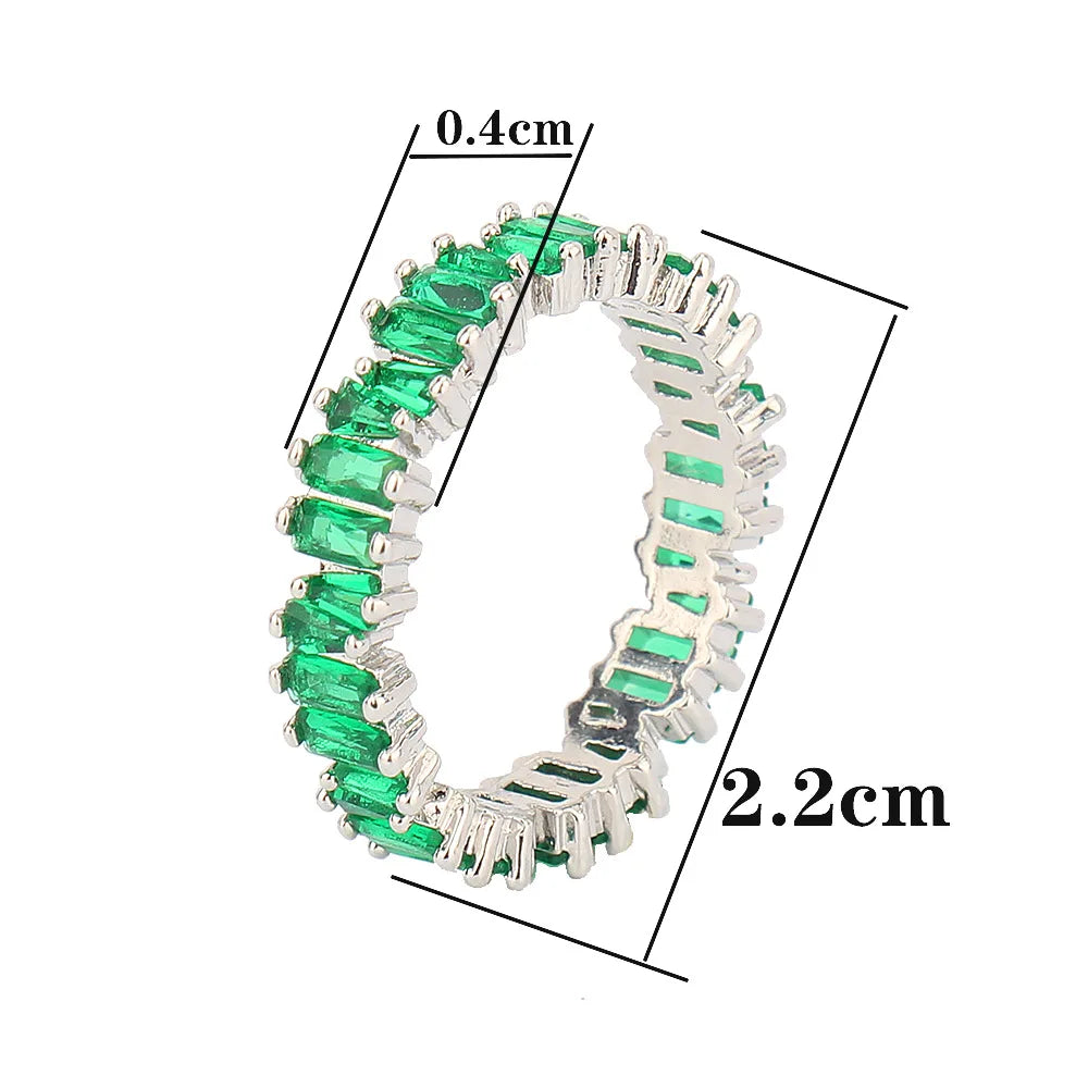 Women'S Luxury Wedding Ring with AAA Cz Fashion Party Jewelry Charm New Arrival