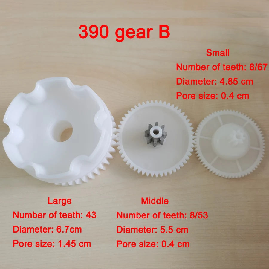 Children Electric Car Plastic Gear,550 Gearbox Gear for Electric Baby Cars,Kid'S Electric Vehicle Metal Gear for 390 Gearbox