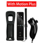 2 in 1 Controller for Nintendo Wii Console Wireless Gamepad Optional Motion plus Nunchuck Remote Joystick Video Game Accessories