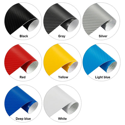 152Cm*200Cm 4D Carbon Fiber Vinyl Film Car Styling Wrapping Sheet Roll Film Automobiles DIY Car Hood Roof Stickers Accessories