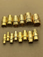 5Pcs 3/4/5/6/7/8/9/10MM Leather Cord End Cap/ Magnetic Clasp with Locking Mechanism,Connector for Bracelet Necklace Making