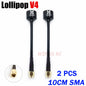 Antenna Lollipop 4 V4 FPV Antenna 5.8G 2.6Dbi Stubby RHCP SMA RPSMA UFL Straight/Angle MMCX 7.2G for FPV RC Racing Drone