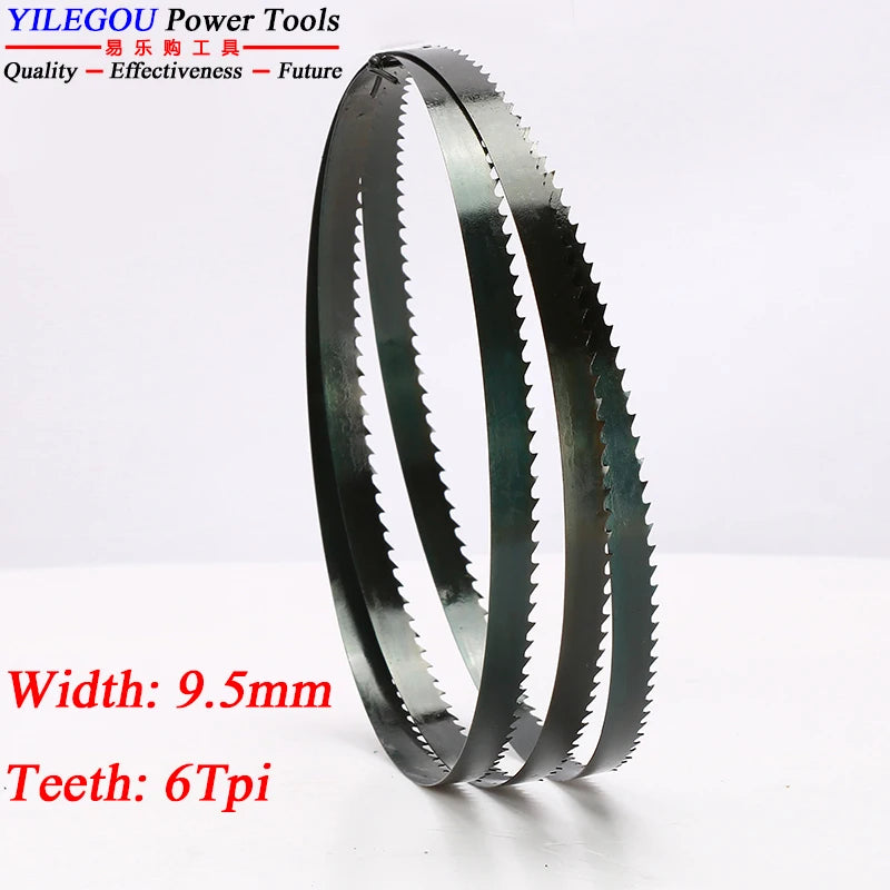 3Pcs 8" 9" 10" Band Saw Blades. 1400 1425 1570 1750Mm Woodworking Bandsaw Blade 6, 14Tpi Cutting Curve. 3 6.35 9.5Mm Saw Blades