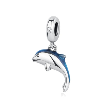 Original 925 Sterling Silver Charm Bead Love Dog Cat Paw Panda Firefly Pendant Charms Fit Bracelets Necklaces Women Jewelry