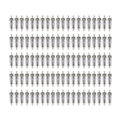 100Pcs,Schrader Valve Core for Auto A/C Air Conditioning / Bike Bicycle Tire / HVAC Replacement