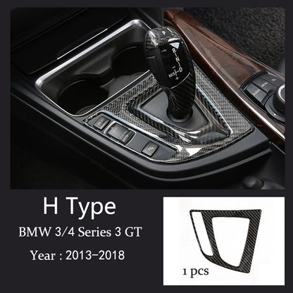 For BMW 3 4 Series 3GT F30 F31 F32 F34 F36 316Li 320Li Car Accessories Control Gear Shift Panel Decorative Strip Cover Trim