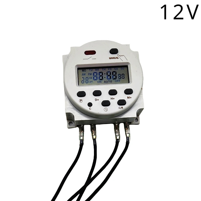 CN101A 12V/24V/110V/220V Single and Double Countdown Micro Cycle Time Control Switch Timer Controller Min Control 16A