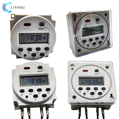CN101A 12V/24V/110V/220V Single and Double Countdown Micro Cycle Time Control Switch Timer Controller Min Control 16A