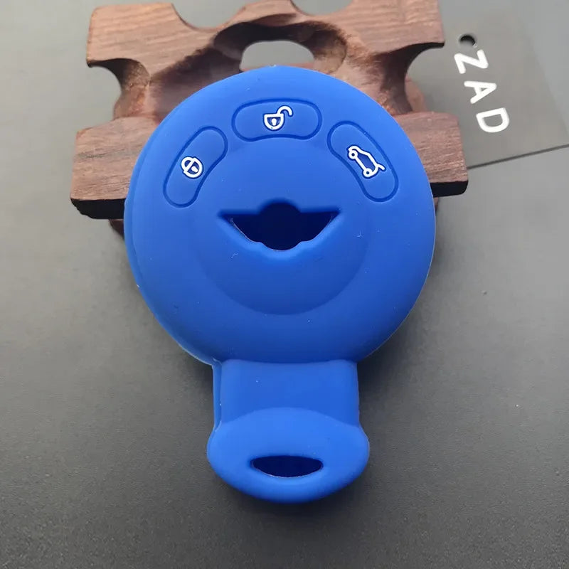 Silicone Car Key Case Cover Protector Set for Bmw Mini Cooper S Roadster R55 R56 R57 R58 R59 Remote Shell Holder Accessories