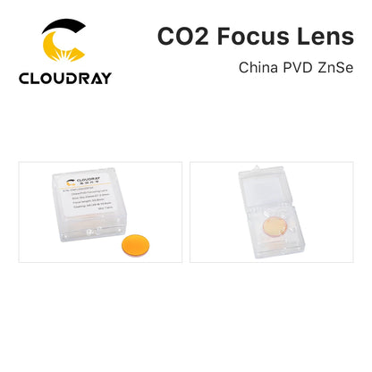 China CO2 Znse Focus Lens Dia.18 19.05 20 Mm FL38.1 50.8 63.5 101.6 127Mm 1.5 - 4" for Laser Engraving Cutting Machine