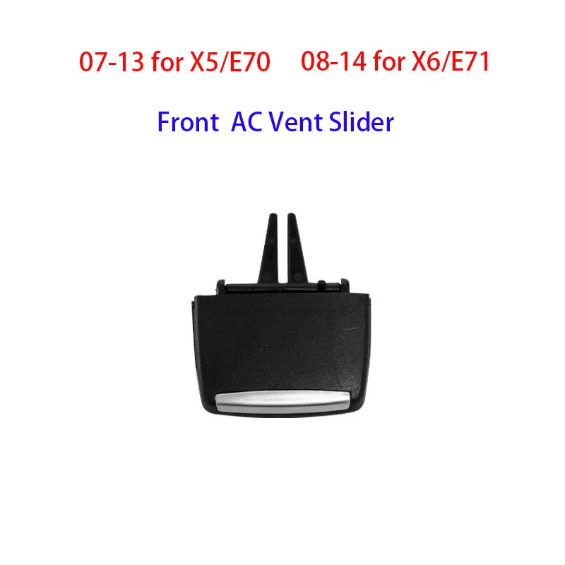 For BMW X5 X6 E70 E71 Air Conditioning Vent Toggle Piece Outlet Card Pad Clip Repair Bag Wind Direction Adjustment Plectrum Knob
