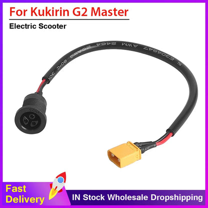 Charging Port Socket for KUGOO KIRIN Kukirin G2 Master Electric Scooter Battery Power Charger Plug Interface Component