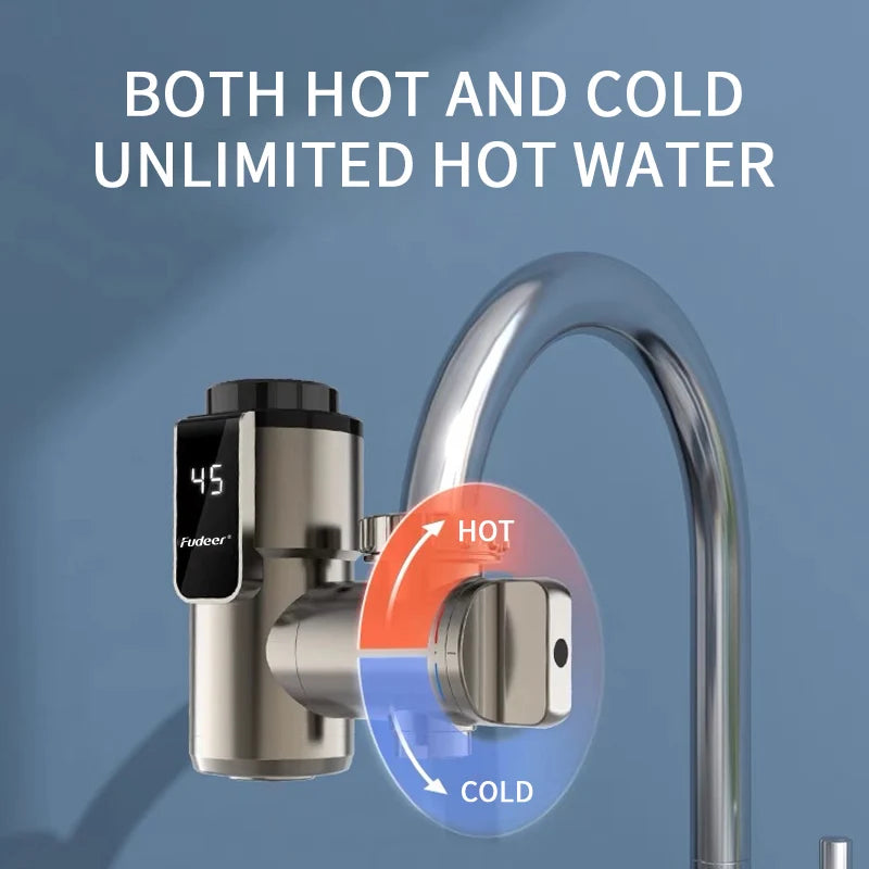 Electric Water Heater Kitchen Faucet Conector Instant Hot Water Tap Adapter 220V Water Heater Bathroom Accessories