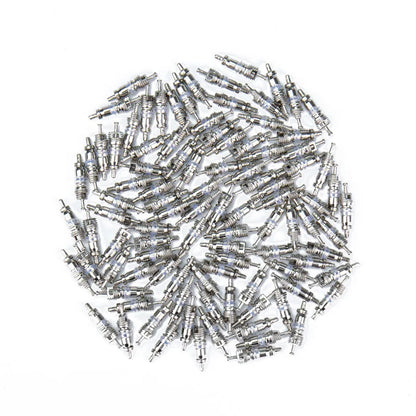 100Pcs,Schrader Valve Core for Auto A/C Air Conditioning / Bike Bicycle Tire / HVAC Replacement