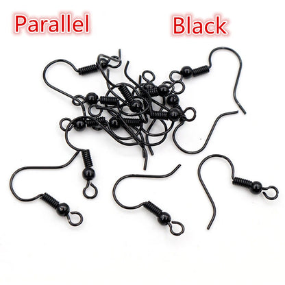 100Pcs/Lot 20X17Mm DIY Earring Findings Earrings Clasps Hooks Fittings DIY Jewelry Making Accessories Iron Hook Earwire Jewelry