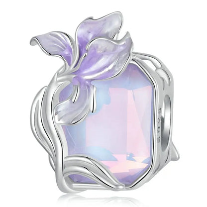 925 Sterling Silver Colorful Ocean Starfish round Heart Charm Butterfly Murano Glass Bead Fit Original Bracelet DIY Gift