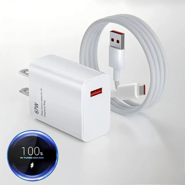 6A 67W Fast Charger Type-C Cable for Xiaomi 10 11 12 Lite 13T Redmi Note 11T 12T 13 Pro POCO F4 F5 X4 GT X5 X6 Quick Charge