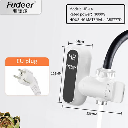 Electric Water Heater Kitchen Faucet Conector Instant Hot Water Tap Adapter 220V Water Heater Bathroom Accessories