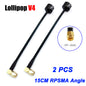 Antenna Lollipop 4 V4 FPV Antenna 5.8G 2.6Dbi Stubby RHCP SMA RPSMA UFL Straight/Angle MMCX 7.2G for FPV RC Racing Drone