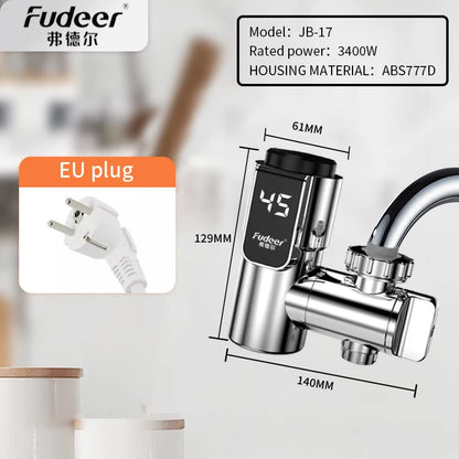 Electric Water Heater Kitchen Faucet Conector Instant Hot Water Tap Adapter 220V Water Heater Bathroom Accessories