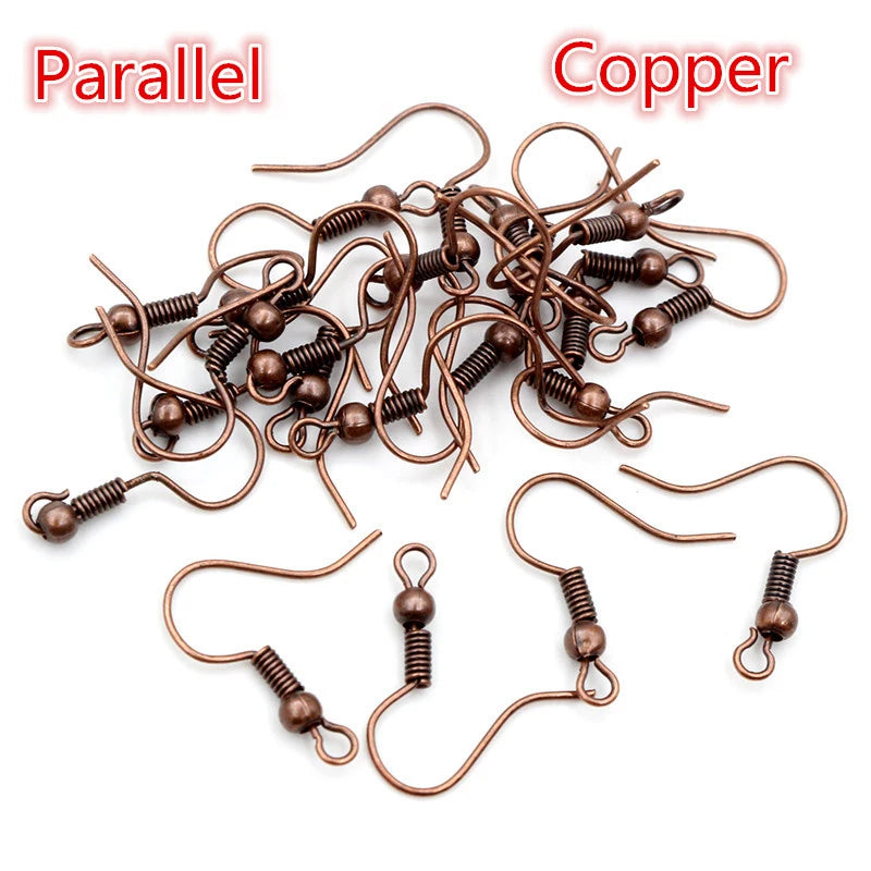 100Pcs/Lot 20X17Mm DIY Earring Findings Earrings Clasps Hooks Fittings DIY Jewelry Making Accessories Iron Hook Earwire Jewelry