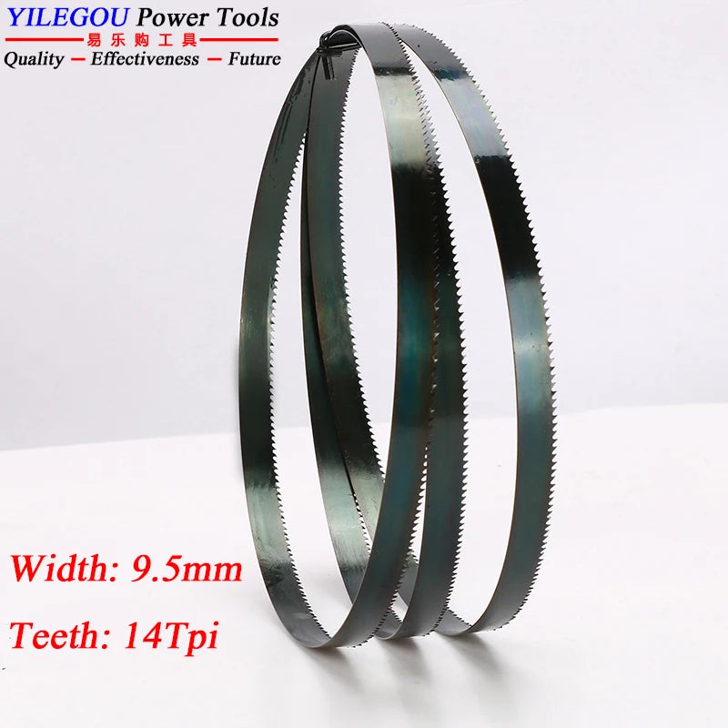 3Pcs 8" 9" 10" Band Saw Blades. 1400 1425 1570 1750Mm Woodworking Bandsaw Blade 6, 14Tpi Cutting Curve. 3 6.35 9.5Mm Saw Blades