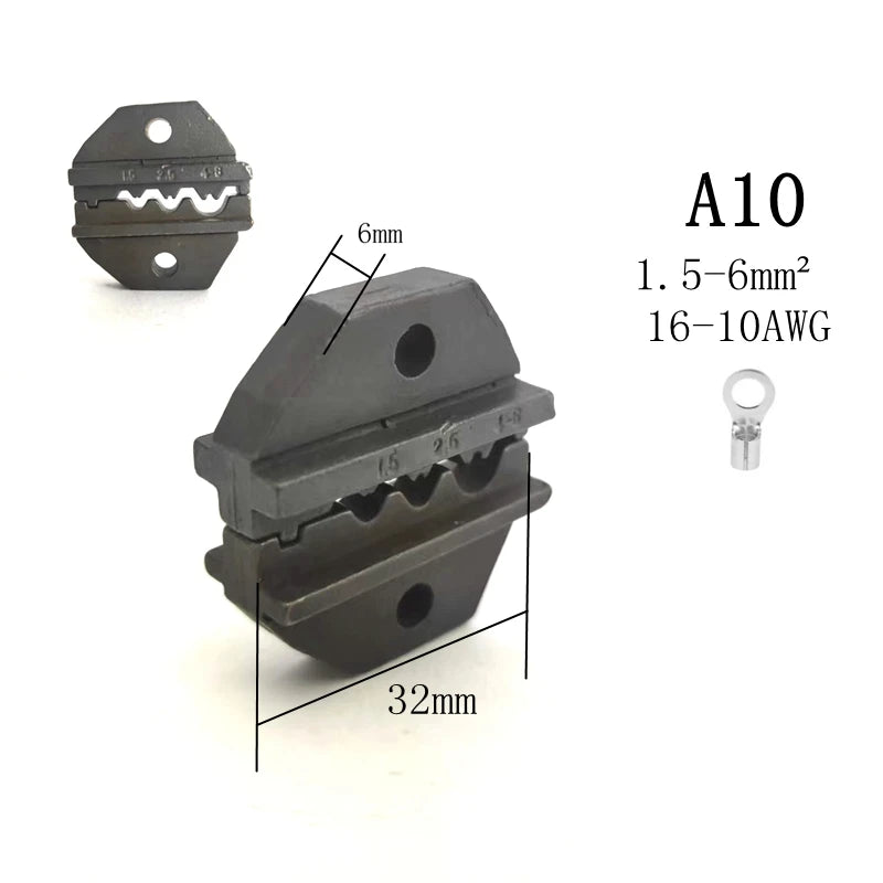 Die Sets for FSE/HS-A03B/A03C/AV10A/AV101/A10/A16WF/AV103 Crimping Plier Jaws Machine Modules Plug Spring Crimping Cap Terminals