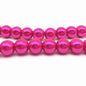 NEW 4/6/8/10Mm round Beads Loose Glass Pearl Spacer Charm Beads for Jewelry Making Diy Handmade Bracelet Accessories