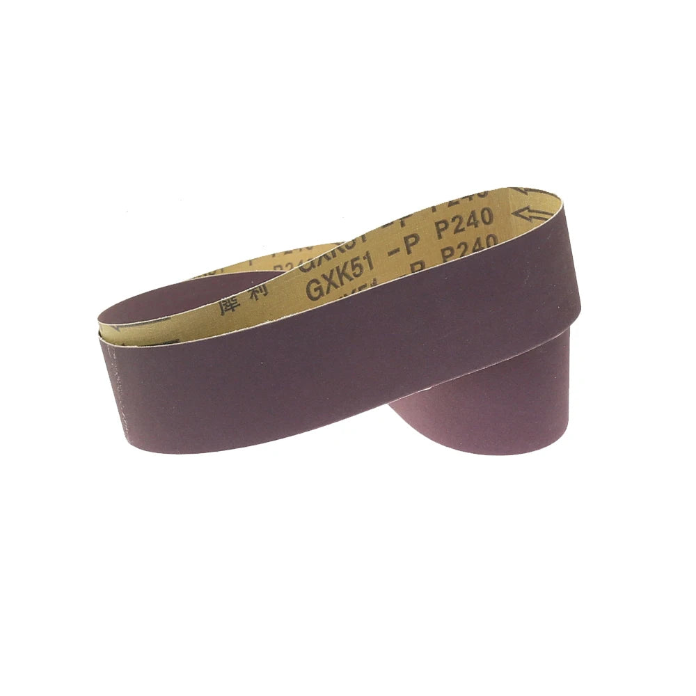 10 Pieces 50X1220Mm A/O Abrasive Sanding Belts 2"X48" P60-600 Coarse to Fine Grinding Belt Grinder Accessories