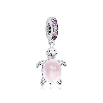Original 925 Sterling Silver Charm Bead Love Dog Cat Paw Panda Firefly Pendant Charms Fit Bracelets Necklaces Women Jewelry