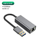 Adaptateur Ethernet USB Type C 1000Mbps, Carte Réseau RJ45 USB 3.0 Pour Macbook PC Windows XP 7 Câble Internet Lan USB Android